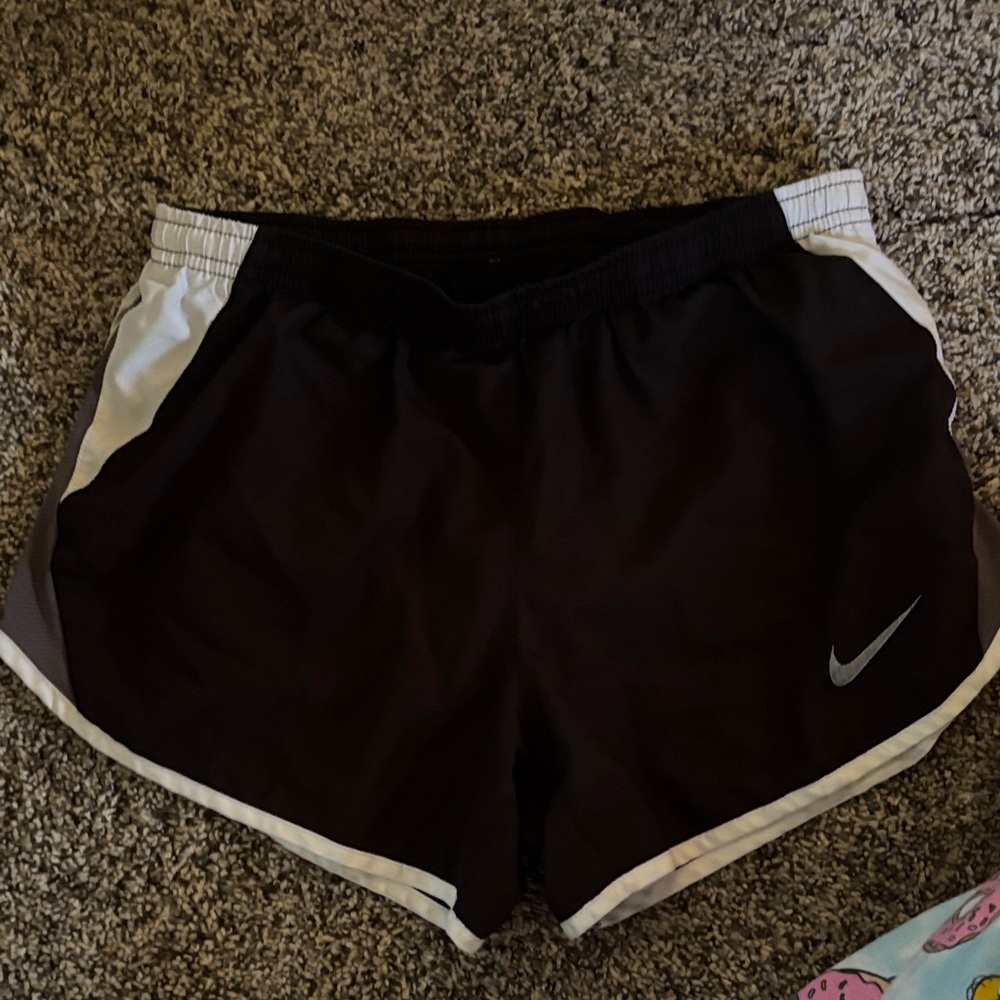 Nike Women's Athletic Shorts in Black and White